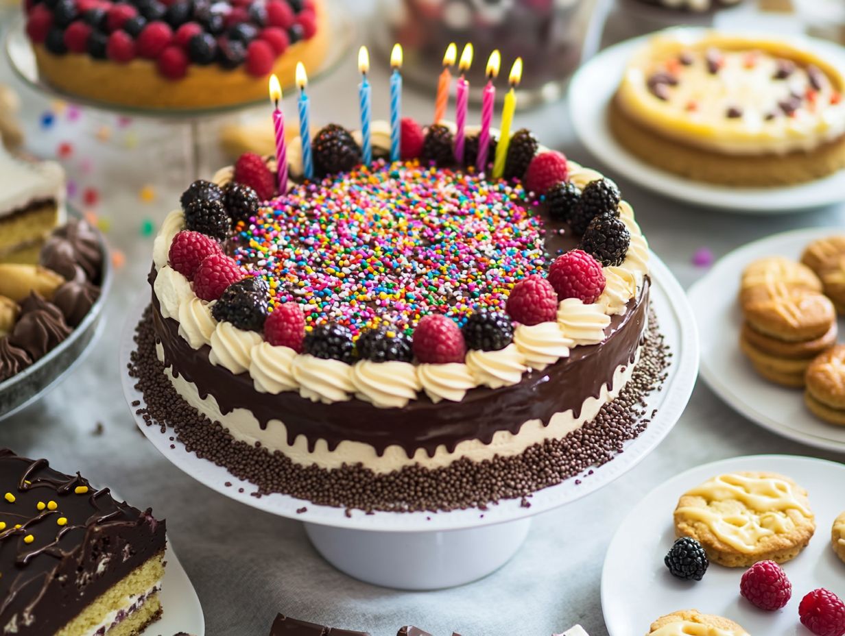 How Can Someone with Celiac Disease Enjoy Birthday Desserts?