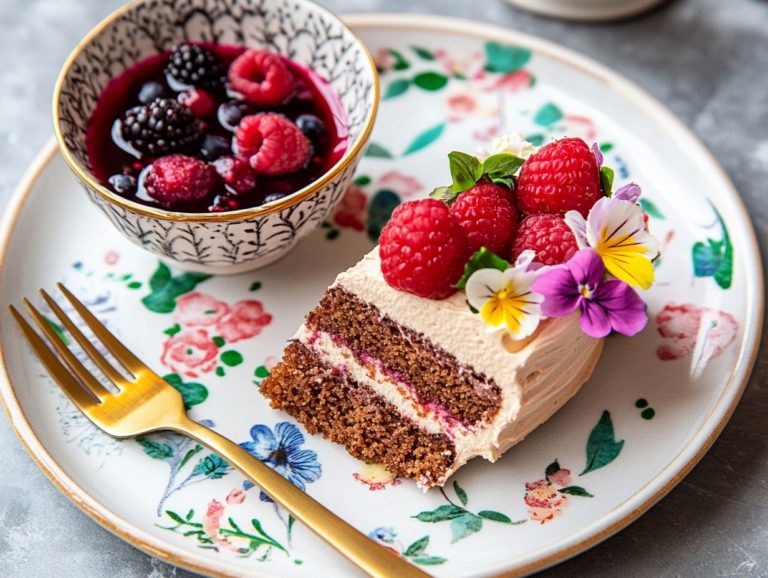 10 Creative Gluten-Free Dessert Plating Ideas