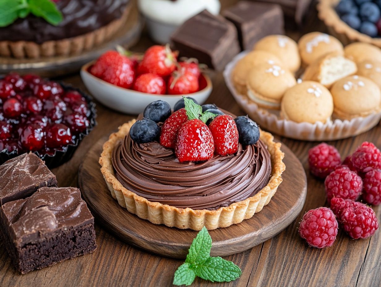 Delicious gluten-free desserts