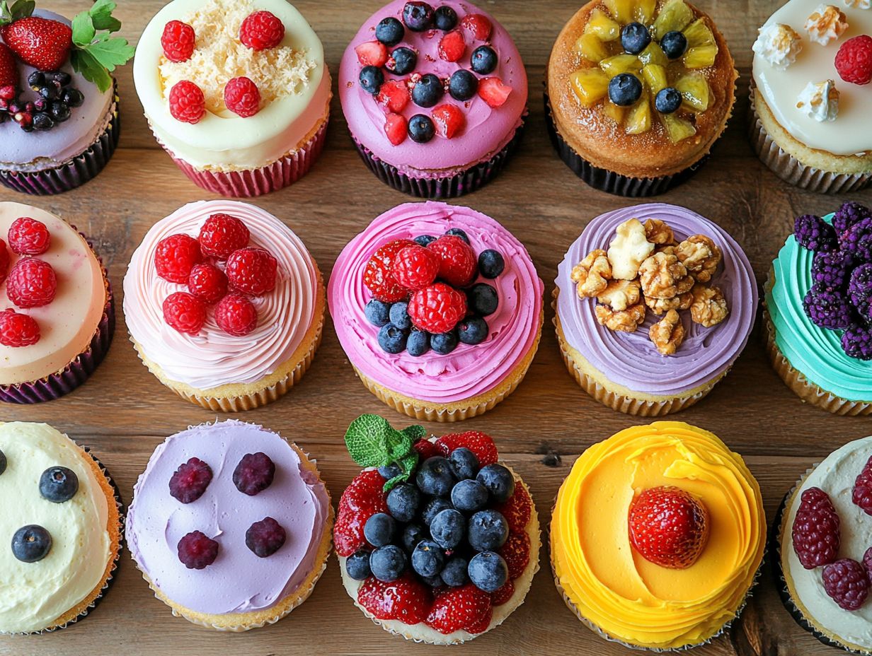 An array of delicious vegan cakes from top delivery services