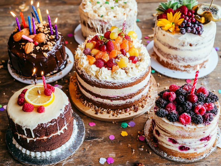 5 Creative Vegan Cake Ideas for Celebrations