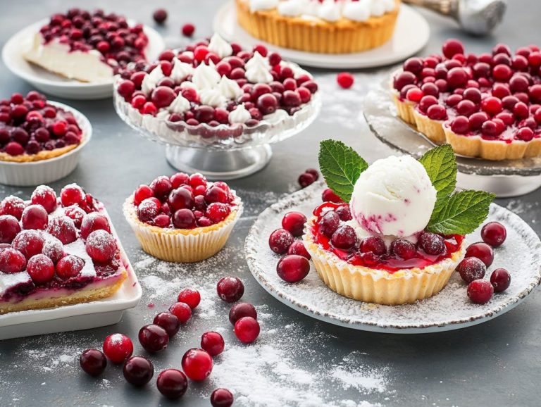 5 Creative Ways to Use Cranberries in Desserts