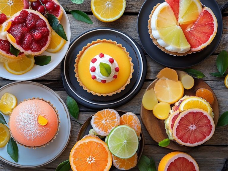 5 Easy Dessert Recipes Featuring Citrus