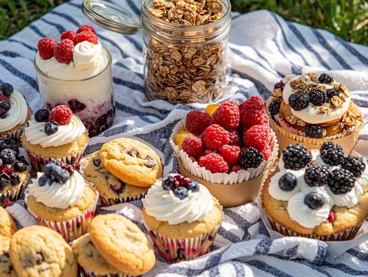 4. Coconut Macaroons and Berry Crumble