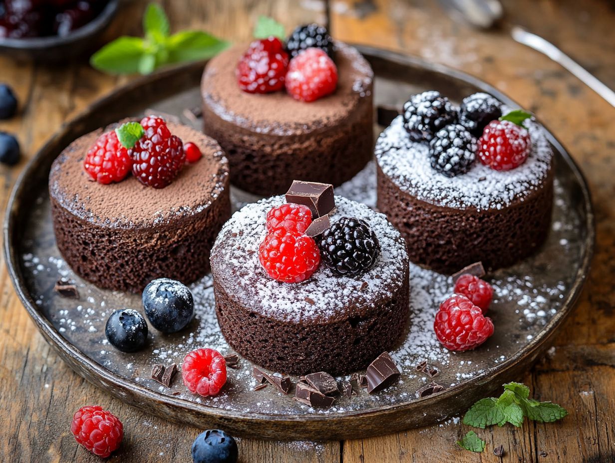 A delicious slice of Quinoa Chocolate Cake topped with raspberries.