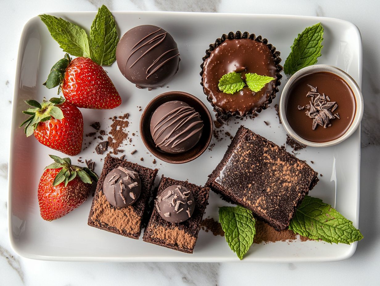 Delicious gluten-free desserts for chocolate lovers.