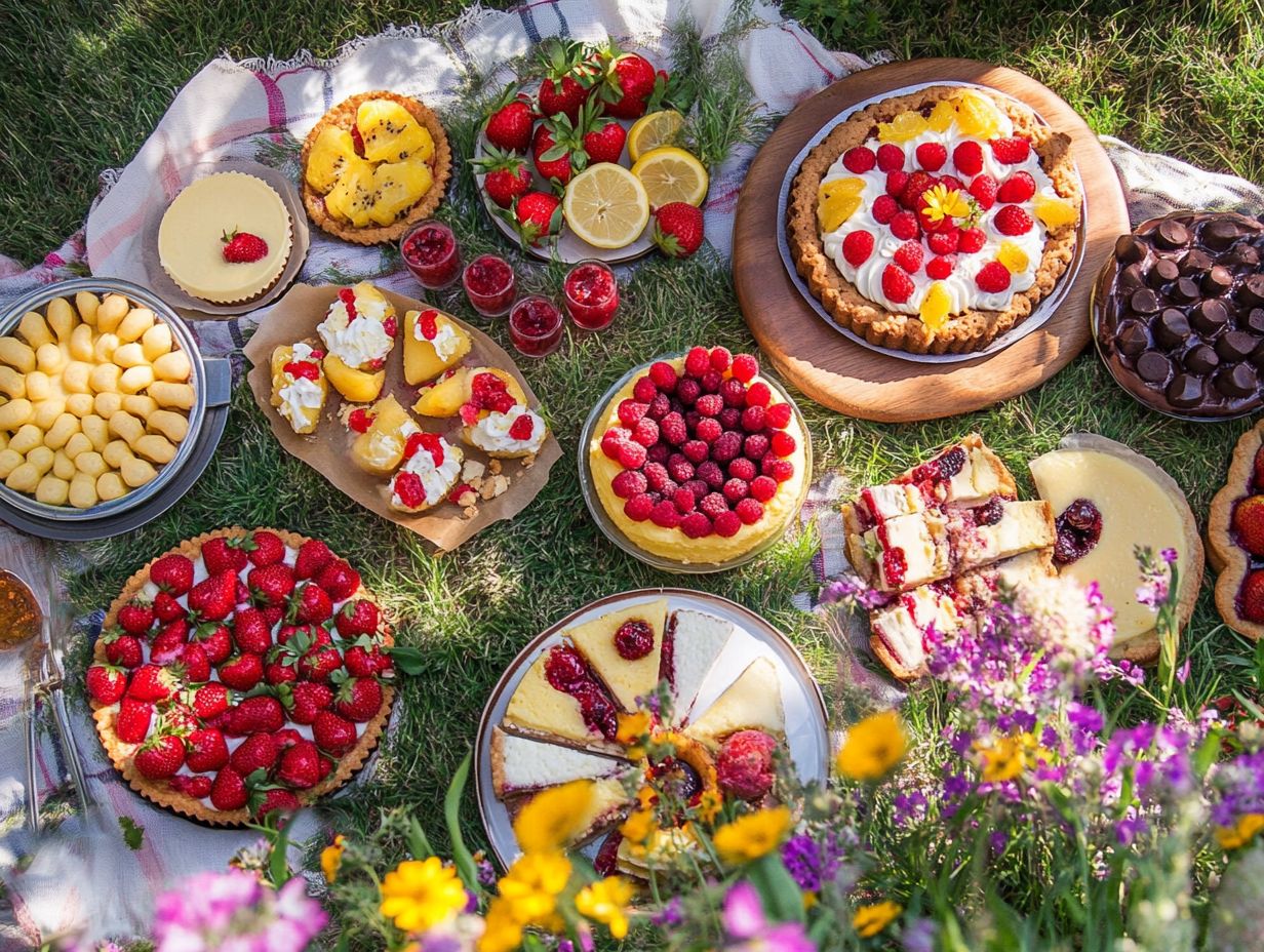 Delicious raspberry cheesecake bars, perfect for summer picnics.