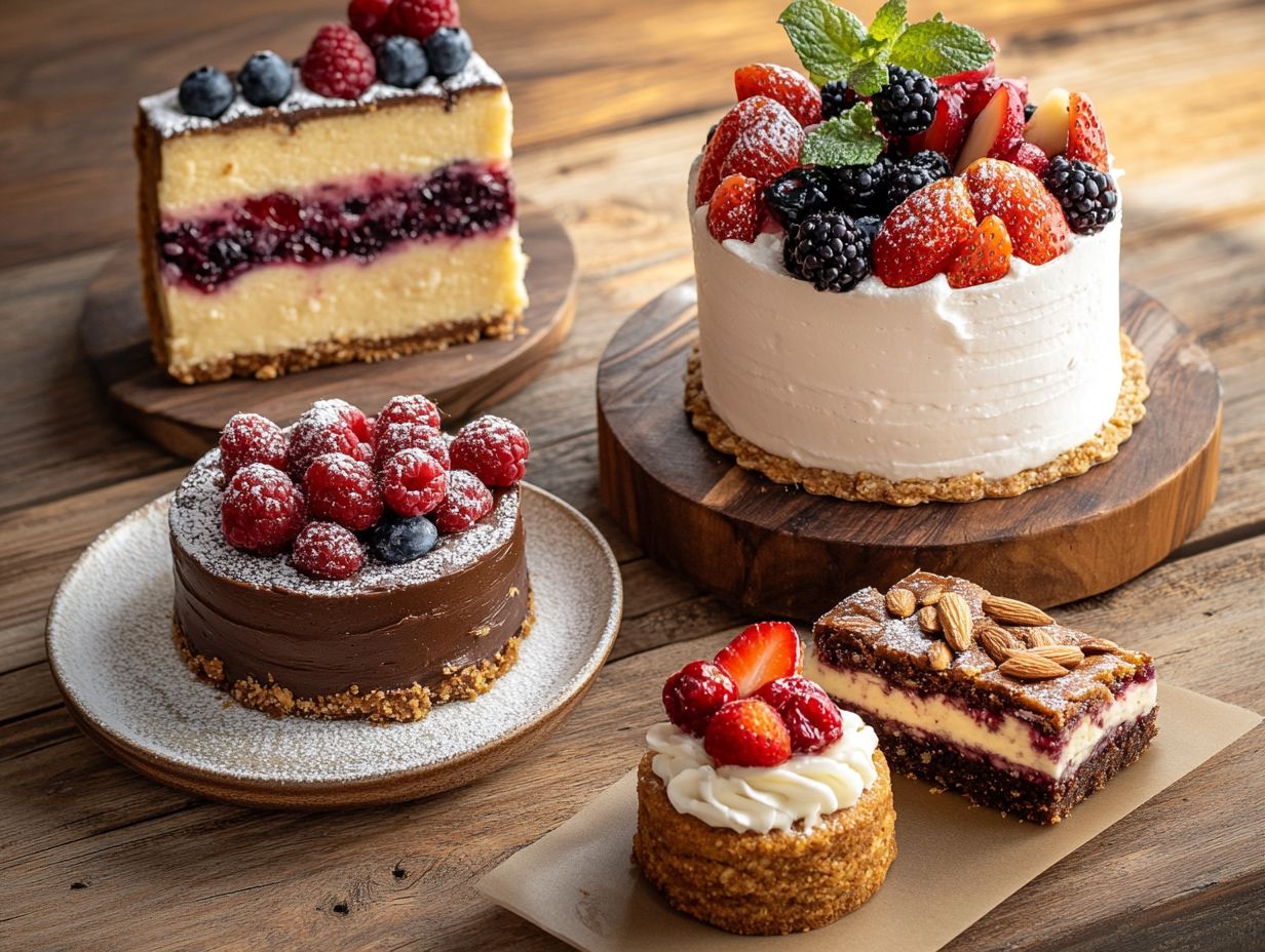 Delicious gluten-free dessert options for individuals with celiac disease