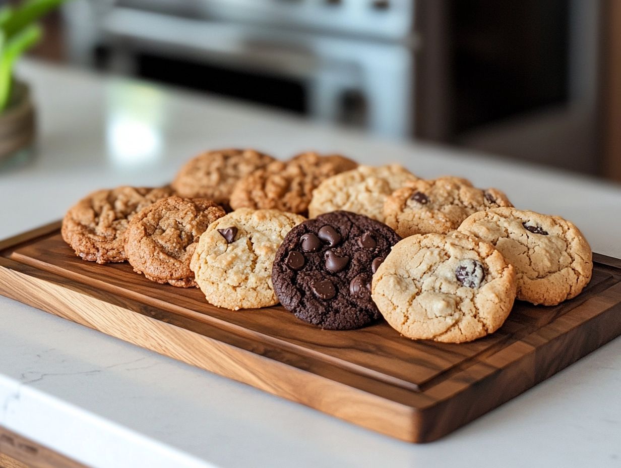 Image showing frequently asked questions about plant-based cookies.