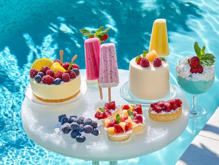 5 Summery Desserts to Enjoy By the Pool