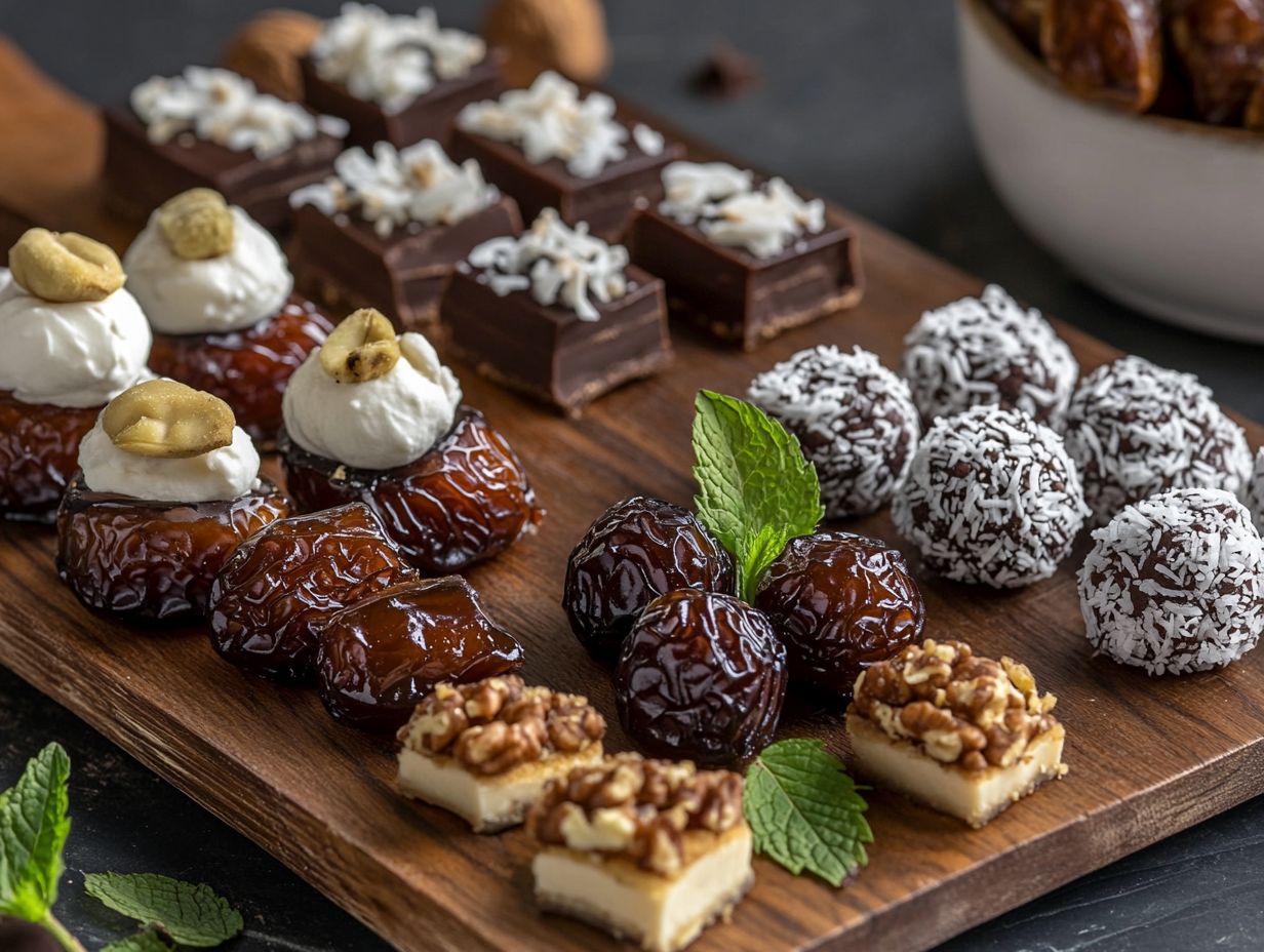 Creative Date Desserts: Chocolate-covered Dates and Energy Bars