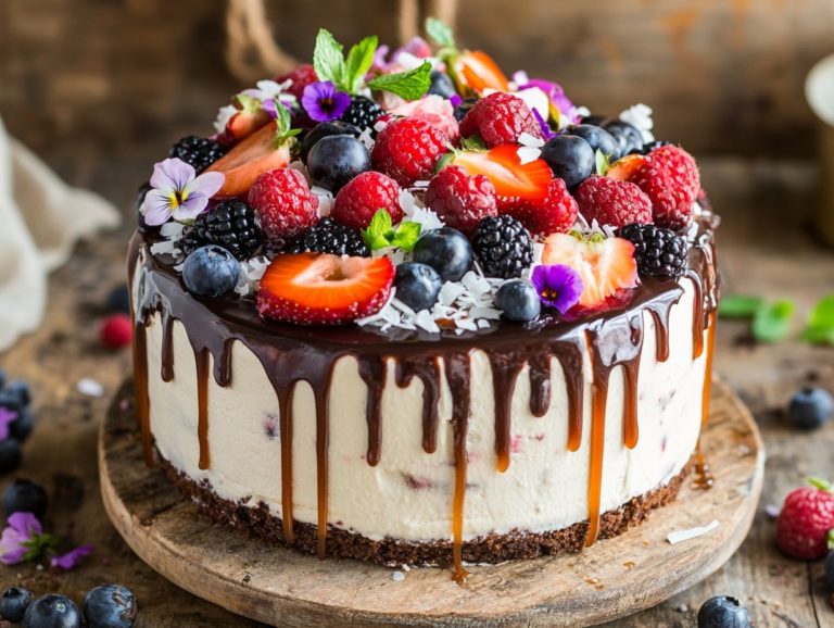 5 Unique Vegan Cake Toppings to Try