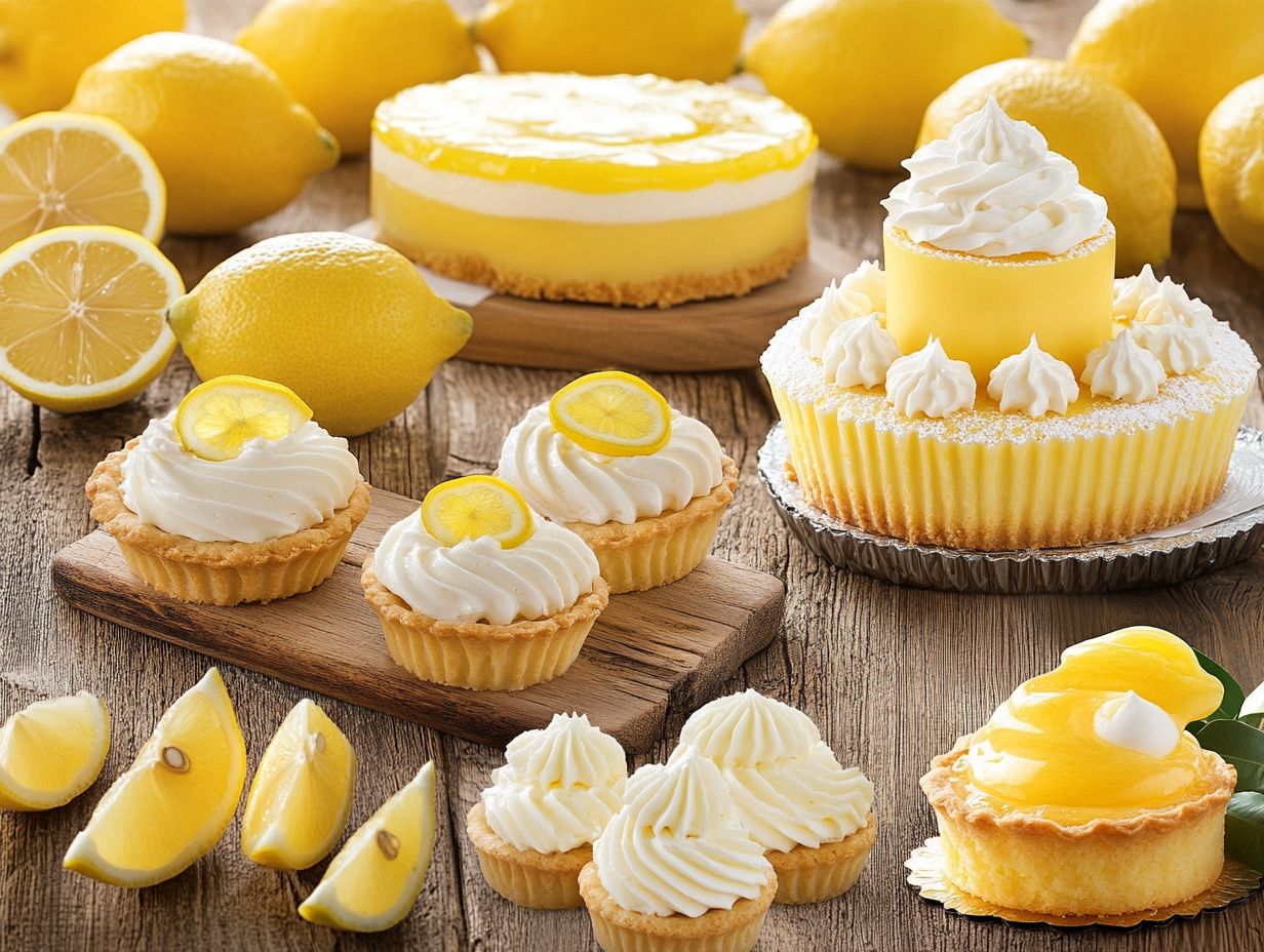 Tips for Using Lemons in Desserts