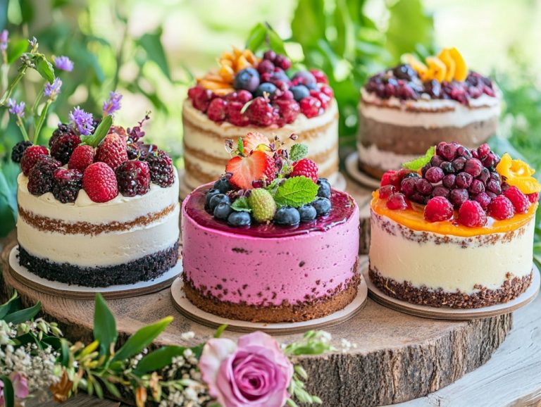 5 Vegan Cakes for Summer Celebrations