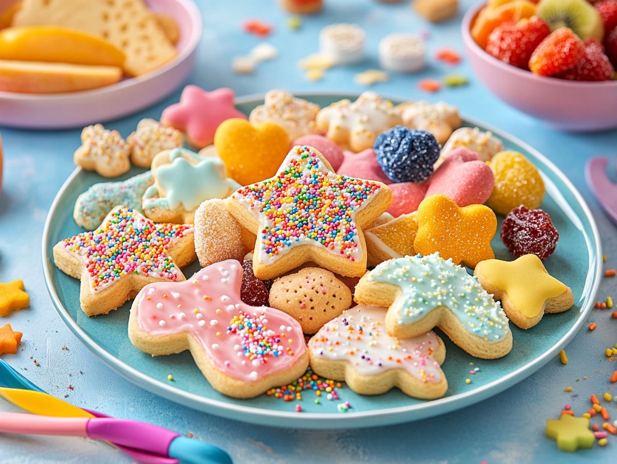 What are some creative plant-based cookie ideas for kids?