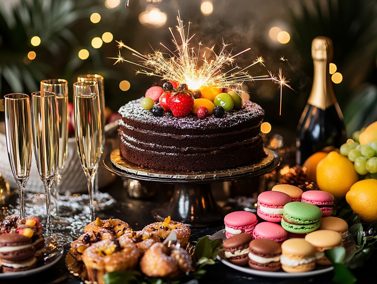 What Are Some Creative Ways to Use Champagne in Desserts for New Year's Eve?