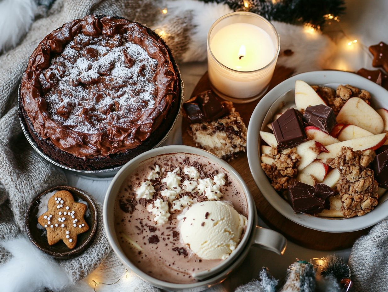 Delicious warm desserts to keep you cozy this winter.