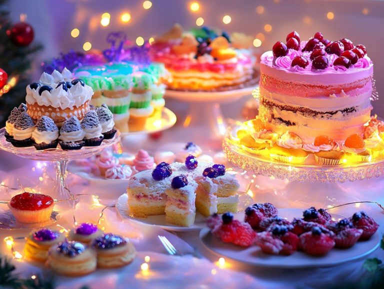 Creative Desserts to Welcome the New Year