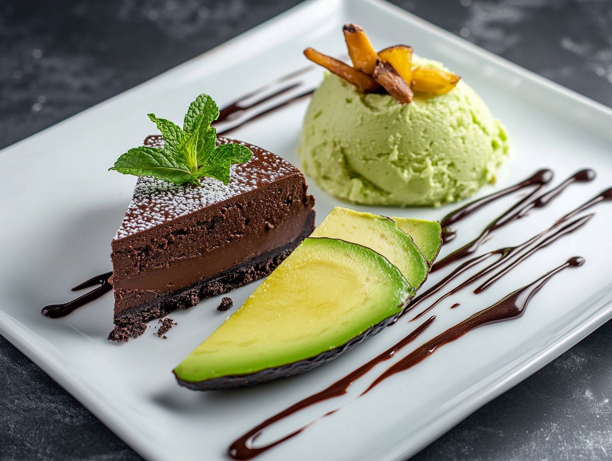 Delicious avocado desserts showcasing its versatility in sweet recipes