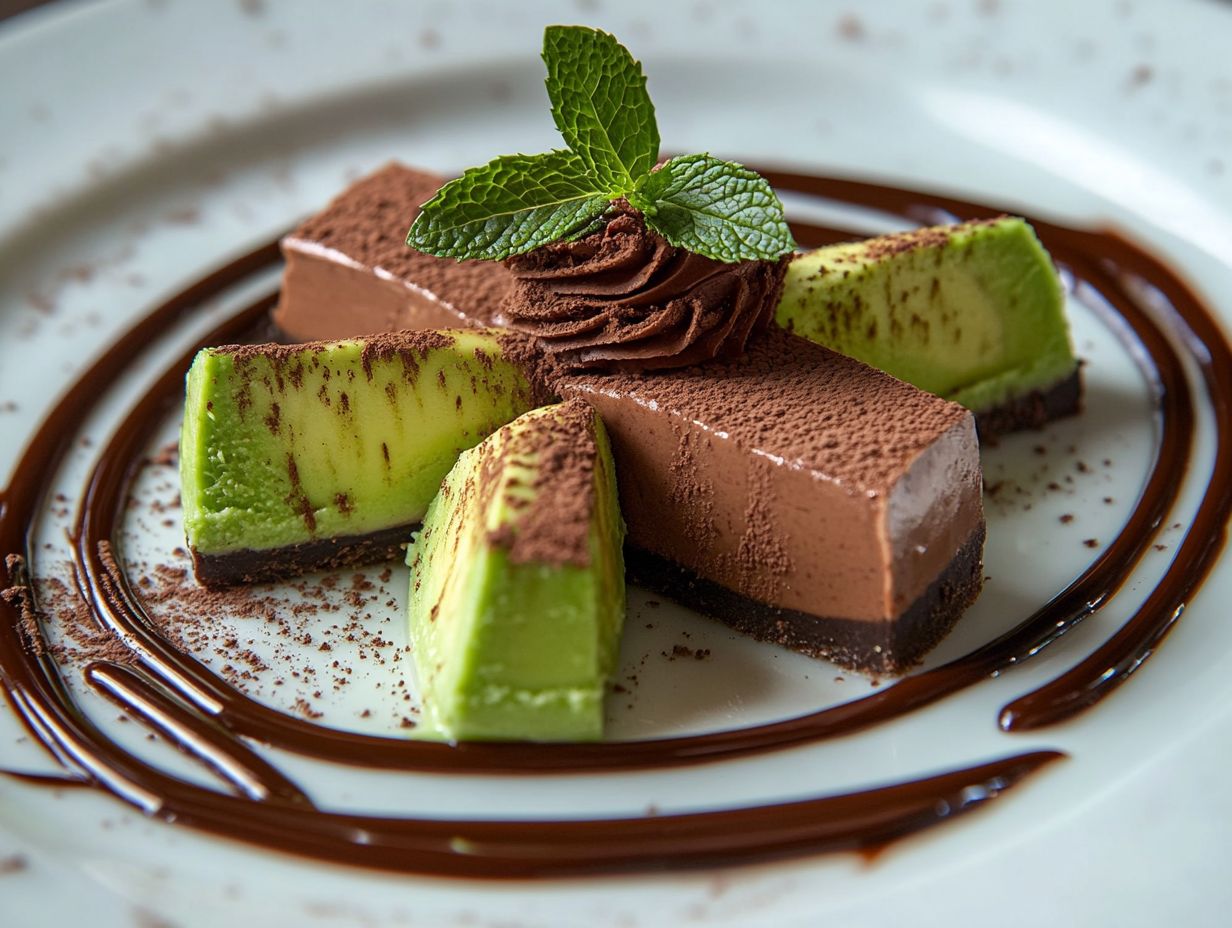 Delicious Avocado Cookies on a plate