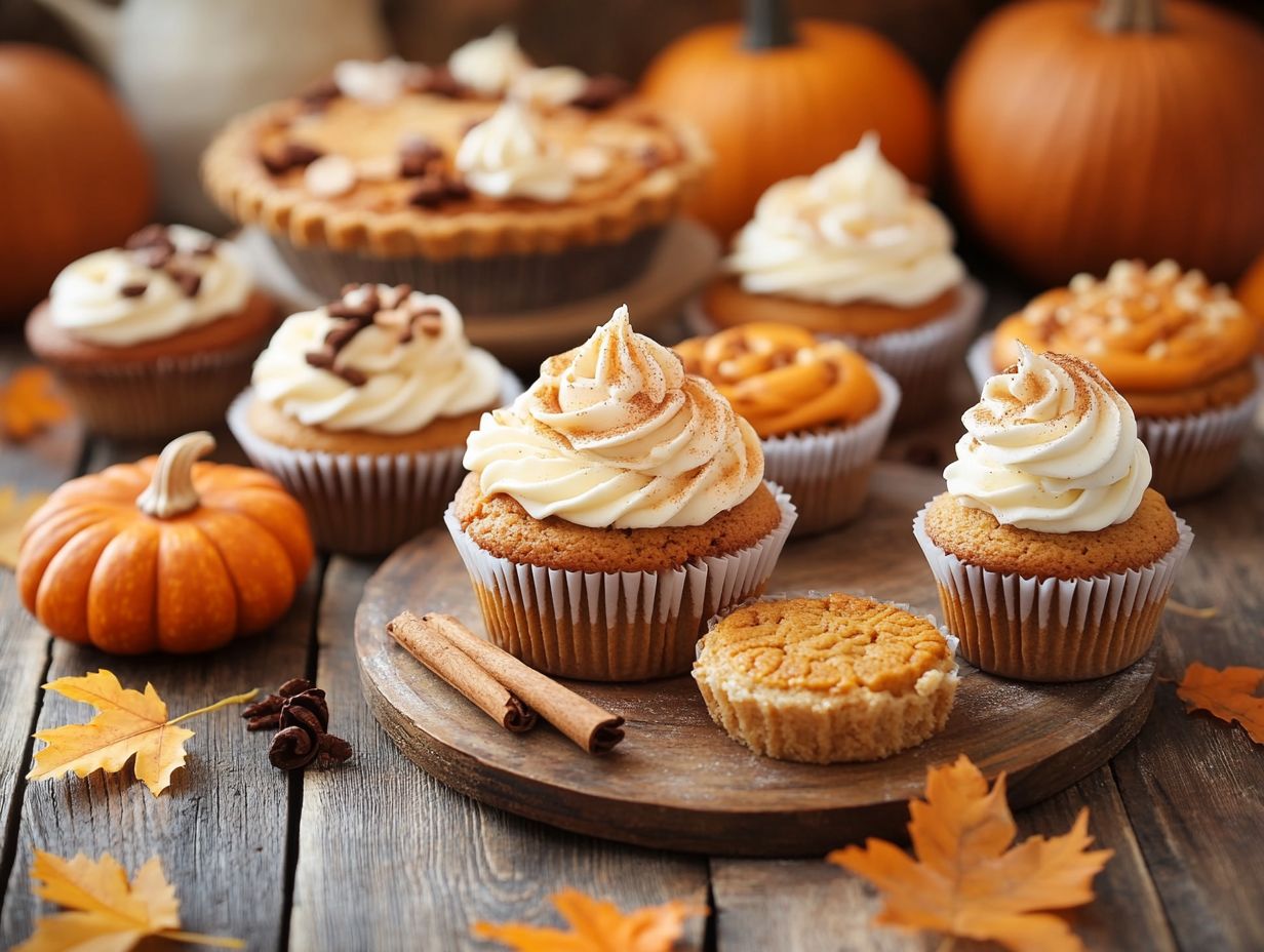 Delicious pumpkin spice desserts for fall