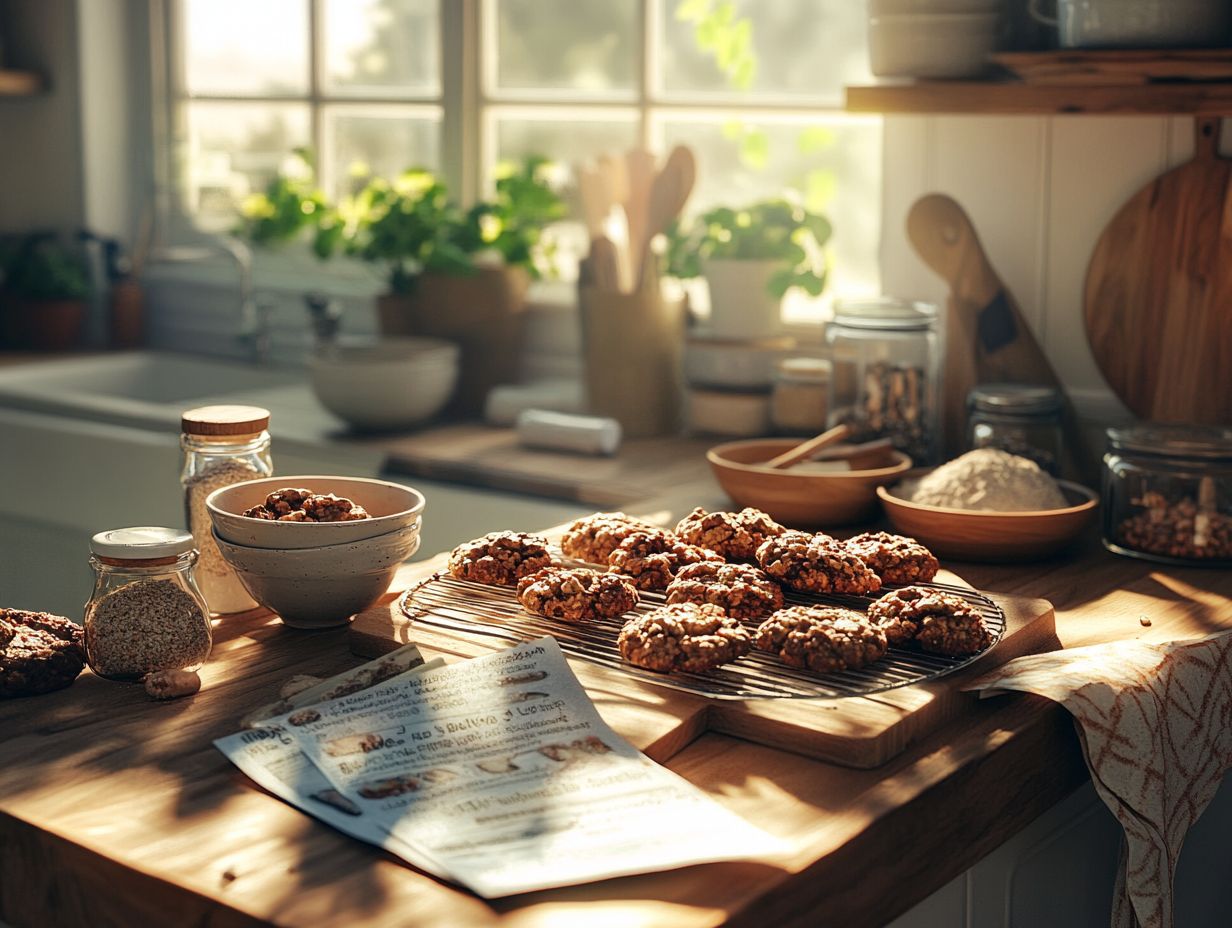 5. No-Bake Almond Butter Cookies