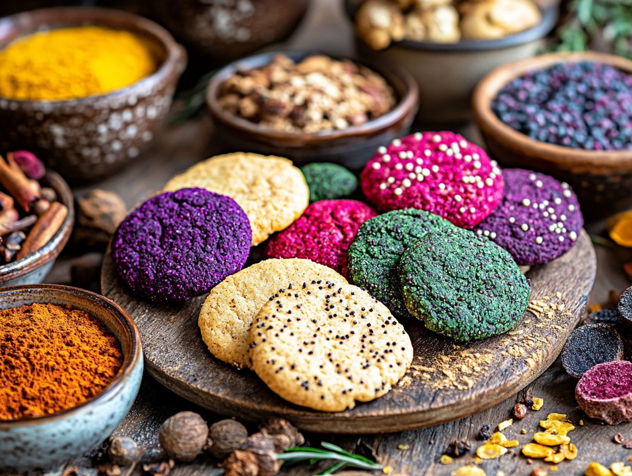 Delicious Indian Spiced Cookies showcased on a plate