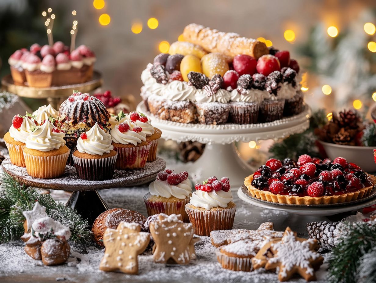 How Can One Incorporate Festive Flavors into Desserts?