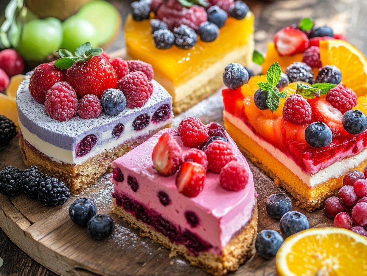 1. What makes fruit-filled vegan cakes a great choice for those with dietary restrictions?