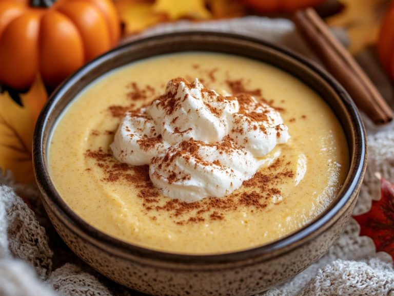 Healthy Pumpkin Pudding for Fall