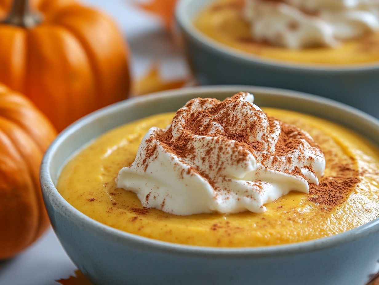 Delicious Pumpkin Pudding Compared to Traditional Fall Desserts.