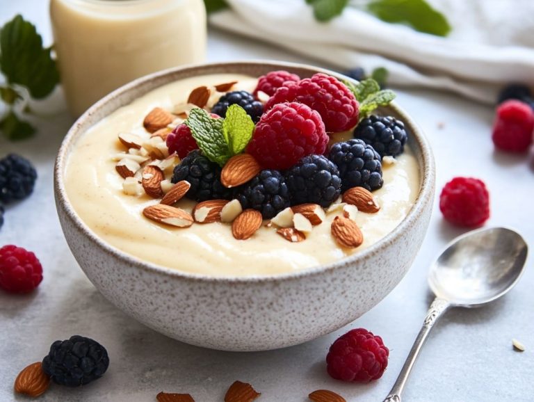 Homemade Almond Milk Pudding Recipe