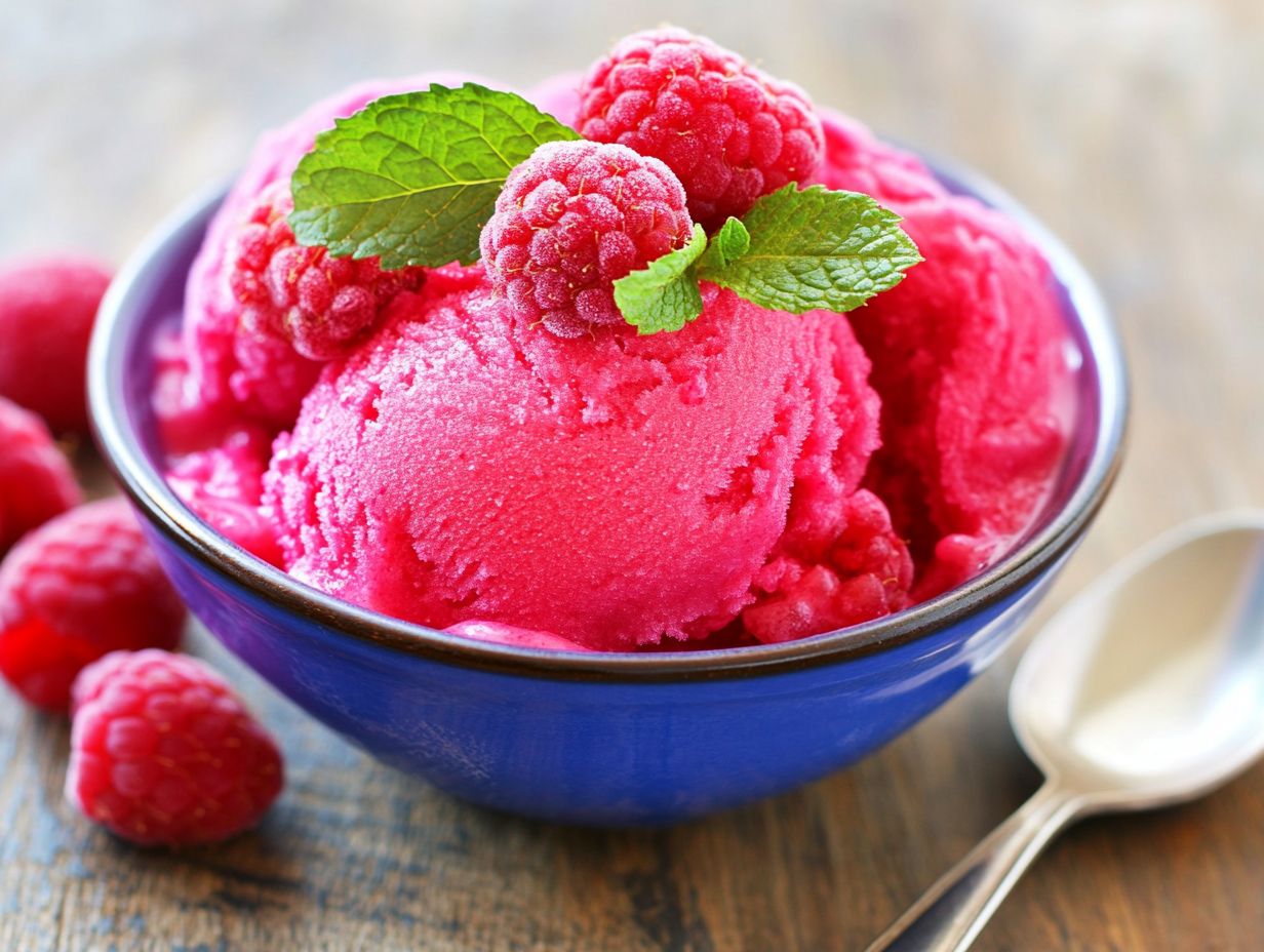 2. Strain the Raspberry Puree Using a Fine Sieve