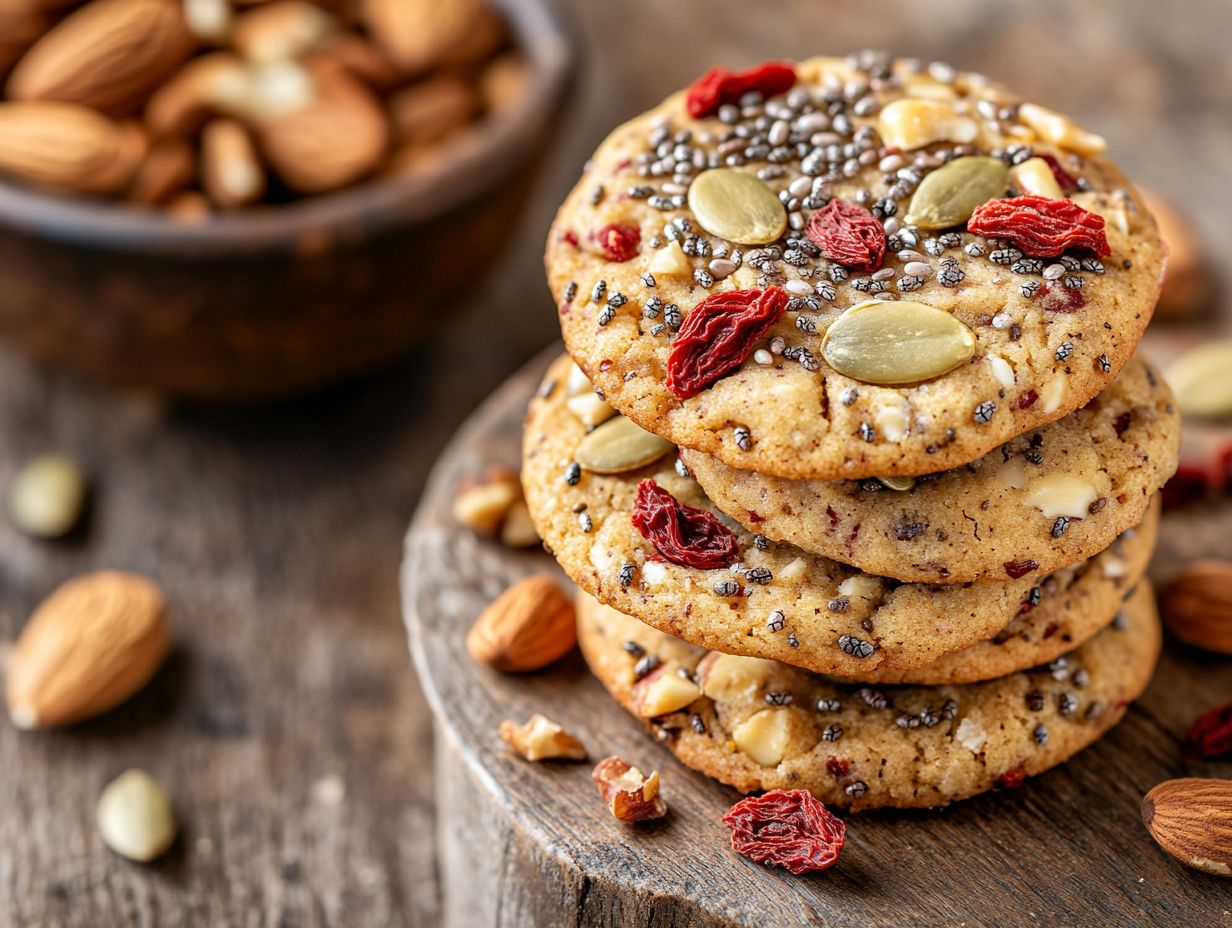 Delicious plant-based cookies with superfoods.