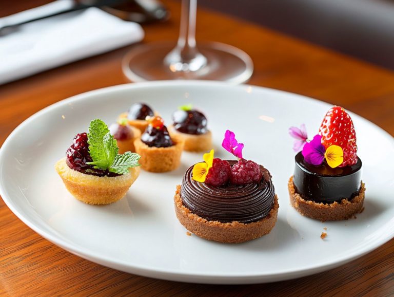 How to Create a Dessert Tasting Menu?