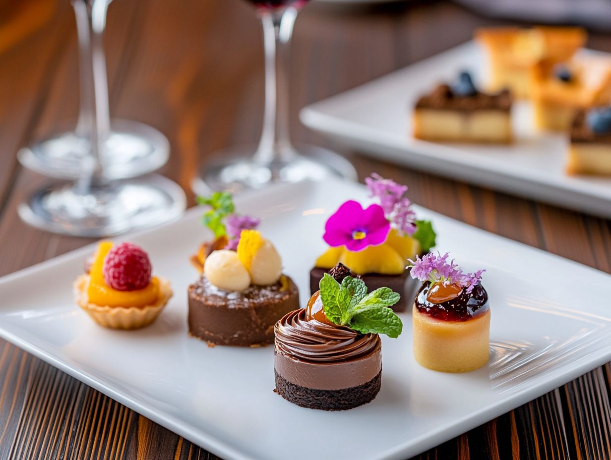 How Many Courses Should Be Included in a Dessert Tasting Menu?