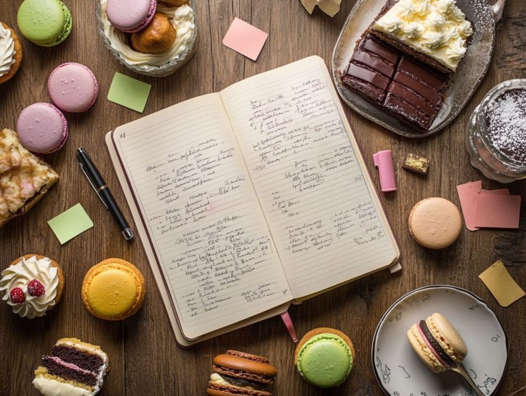 How to Make a Dessert Food Diary?