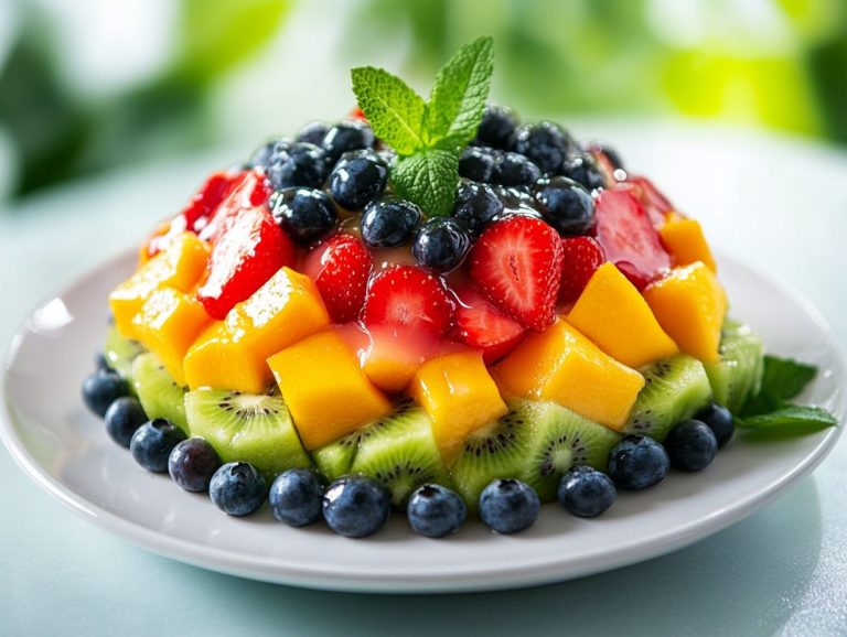 How to Make a Fruit Mosaic Dessert