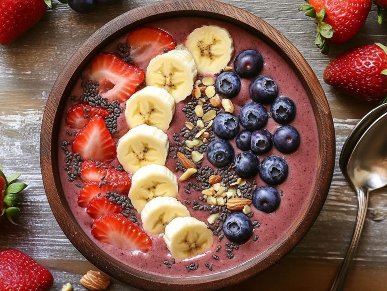 How to Make a Fruit Smoothie Bowl