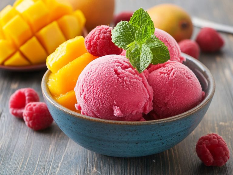 How to Make a Fruit Sorbet without an Ice Cream Maker