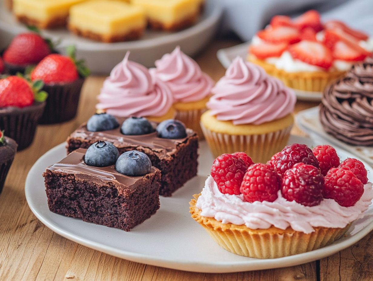 Image of frequently asked questions about gluten-free desserts.