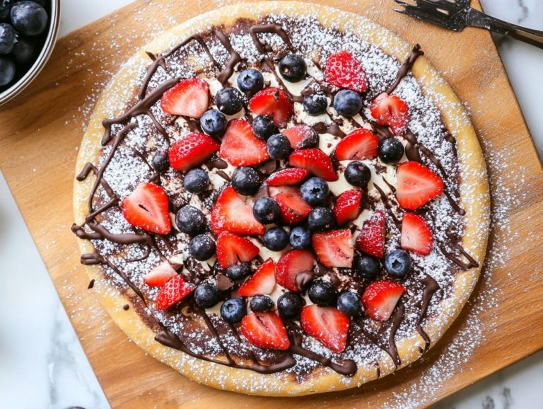 How to Make Gluten-Free Dessert Pizza