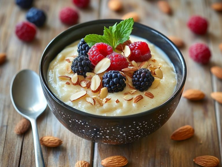 How to Make Healthy Puddings with Almonds