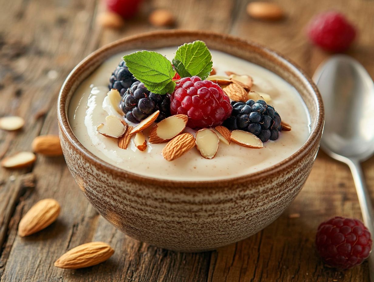 1. Almond Milk Pudding Recipe