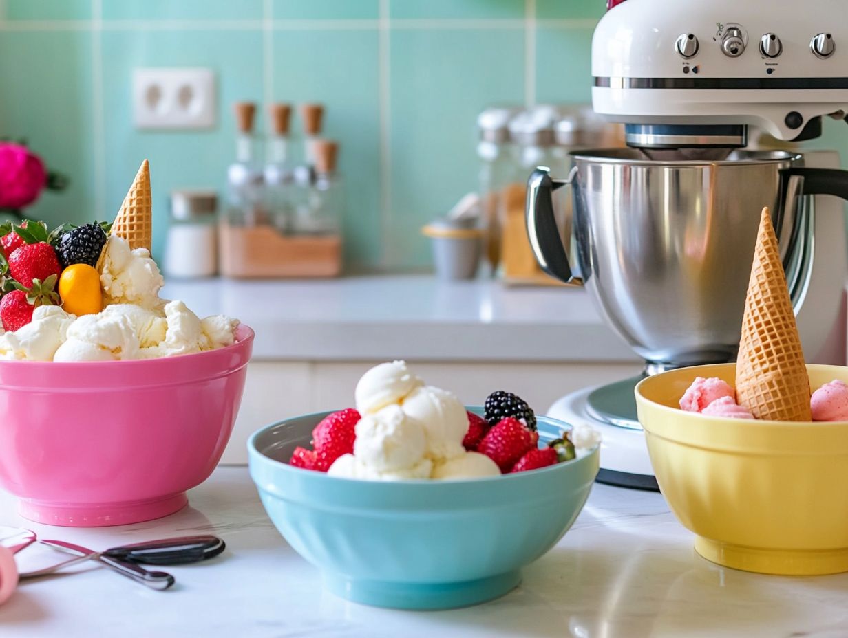 Freezer-Safe Container for Storing Homemade Ice Cream