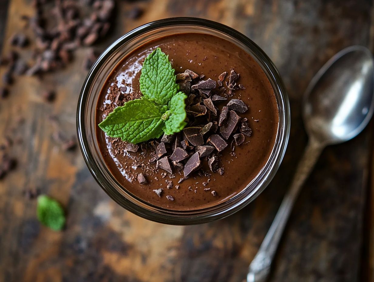 Delicious Mint Chocolate Mousse