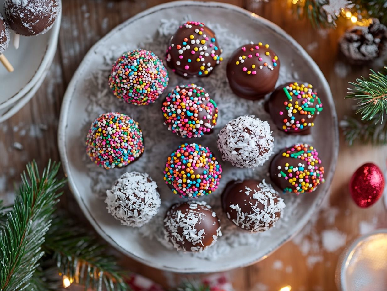 Delicious vegan cake pops ready for decorating