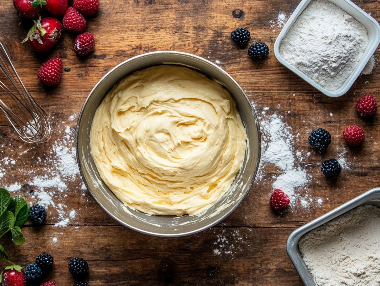 Vegan pound cake showcasing golden crust made with sugar