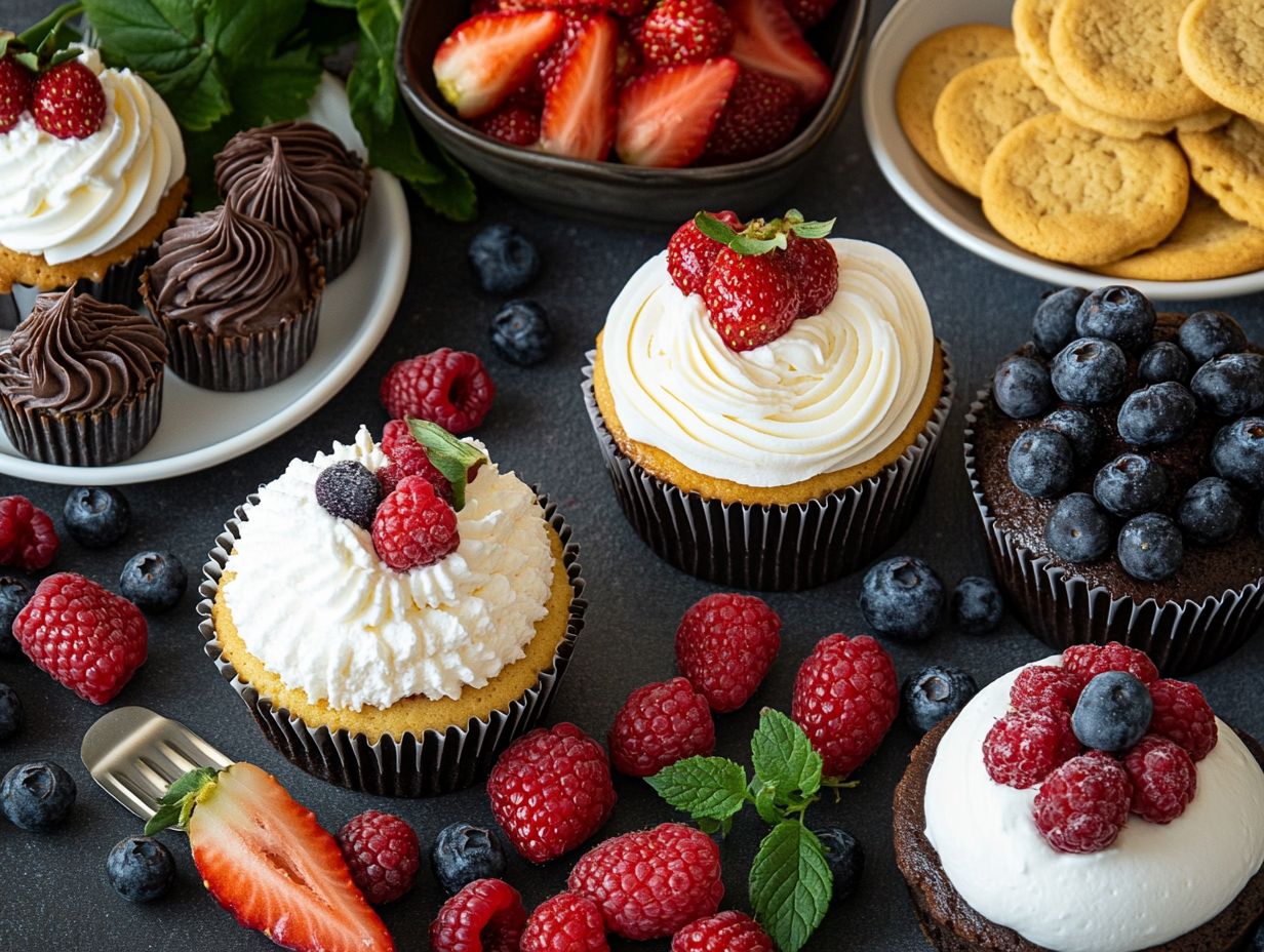 Image showcasing gluten-free dessert recipes.