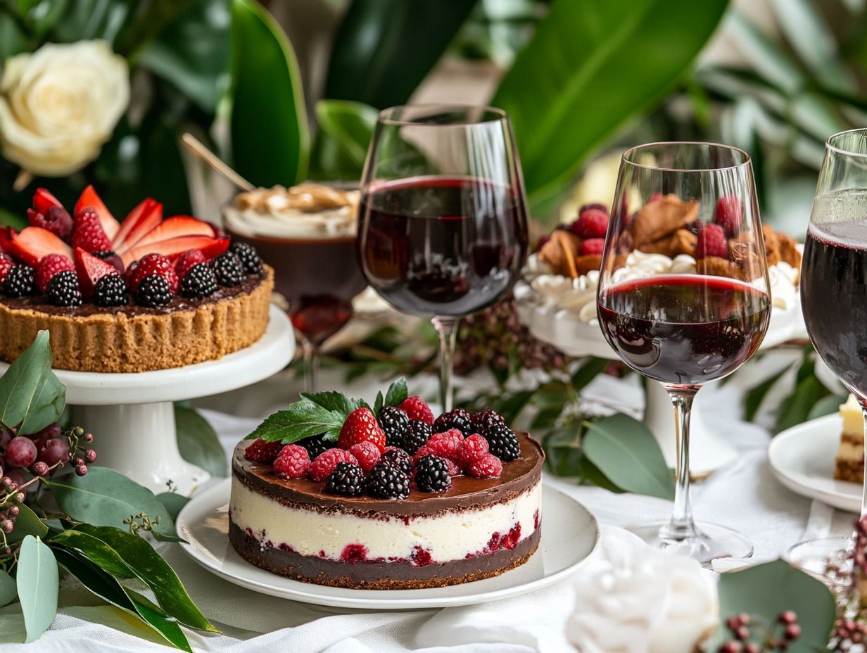 Discover the art of pairing wine with dessert